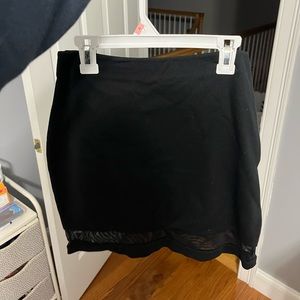 Express black skirt